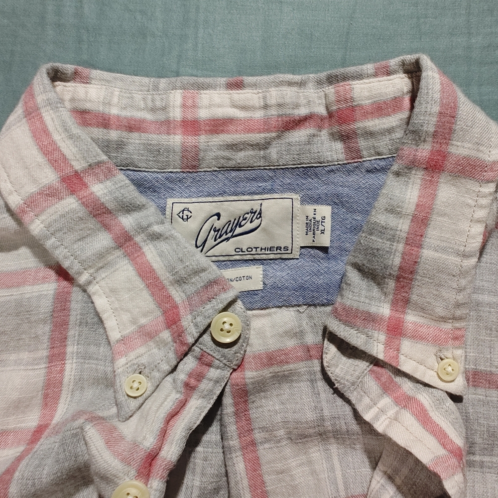 Grayers Plaid Button-Up Shirt